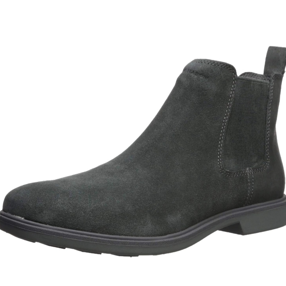 MARK NASON ELLINGWOOD GRAY SUEDE CHELSEA MAN BOOTS SZ 7 NWOB